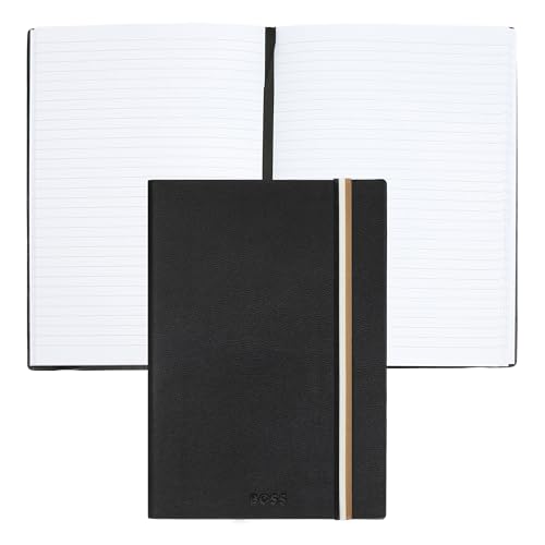 Notizblock A5 Iconic Black Lined Notizblock A5 Iconic Black Lined von HUGO BOSS