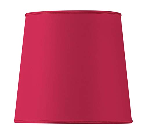 Lampenschirm in U-Form, Durchmesser 45 x 35 cm, leuchtendes Rot von HUGUES RAMBERT