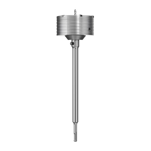 HUHAO 105 mm Betonlochsäge mit 330 mm SDS-Plus-Schaft-Verbindungsstange, Lochbohrer für SDS Plus Hammerbohrer, Wandlochsägenbohrer für Beton, Zement, Stein, Wand, Schaumziegel von HUHAO