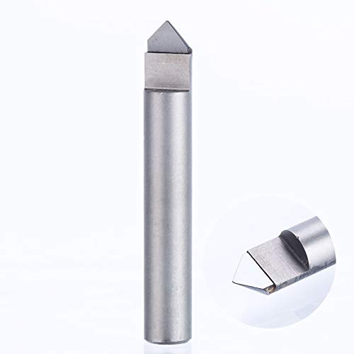 HUHAO 3675 Diamant-Gravur-Bit, 30 Grad, 0,4 mm, 6 mm Schaft, CNC-Fräser für Marmor, Granit, Steinbeschriftung und Schnitzerei, langlebiges PKD-Gravierwerkzeug für harte Materialien HUHAO 3675 Diamant-Gravur-Bit, 30 Grad, 0,4 mm, 6 mm Schaft, CNC-Fräser für Marmor, Granit, Steinbeschriftung und Schnitzerei, langlebiges PKD-Gravierwerkzeug für harte Materialien von HUHAO