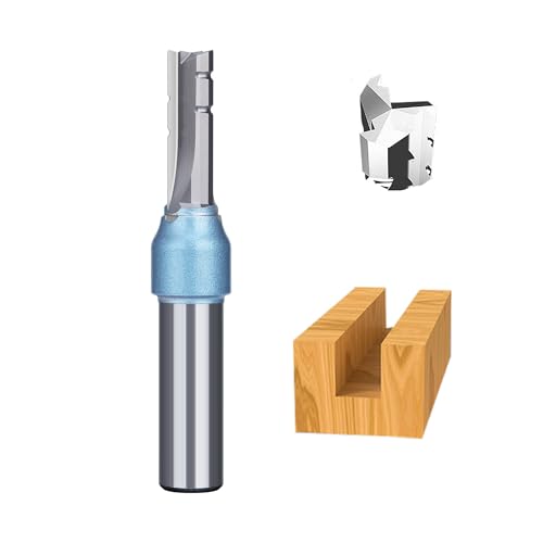 HUHAO CNC-Fräser-Bits, 1,27 cm Schaft, 3 Rillen, TCT gerader Fräser, gerade, Nutfräser, Holzbearbeitung, CNC-Fräser, Hartmetallfräser für MDF, Sperrholz, Spanplatten, Holz, 1/2 x 10 x 28 HUHAO CNC-Fräser-Bits, 1,27 cm Schaft, 3 Rillen, TCT gerader Fräser, gerade, Nutfräser, Holzbearbeitung, CNC-Fräser, Hartmetallfräser für MDF, Sperrholz, Spanplatten, Holz, 1/2 x 10 x 28 von HUHAO