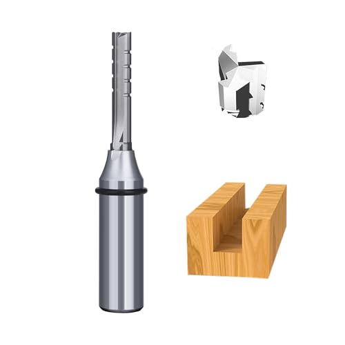 HUHAO CNC-Fräser-Bits, 1,27 cm Schaft, 3 Rillen, TCT gerader Fräser, gerade, Nutfräser, Holzbearbeitung, CNC-Fräser, Hartmetallfräser für MDF, Sperrholz, Spanplatten, Holz, 1/2 x 6 x 30 HUHAO CNC-Fräser-Bits, 1,27 cm Schaft, 3 Rillen, TCT gerader Fräser, gerade, Nutfräser, Holzbearbeitung, CNC-Fräser, Hartmetallfräser für MDF, Sperrholz, Spanplatten, Holz, 1/2 x 6 x 30 von HUHAO