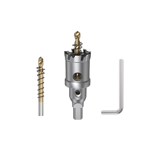 HUHAO Hartmetall-Lochsägenschneider, 29 mm, Wolframkarbidbestückt, TCT-Lochschneider, Hochgeschwindigkeitsschnitt, industrielle Lochsäge, Bohrer für Edelstahl, Metallplatte, Aluminium HUHAO Hartmetall-Lochsägenschneider, 29 mm, Wolframkarbidbestückt, TCT-Lochschneider, Hochgeschwindigkeitsschnitt, industrielle Lochsäge, Bohrer für Edelstahl, Metallplatte, Aluminium von HUHAO