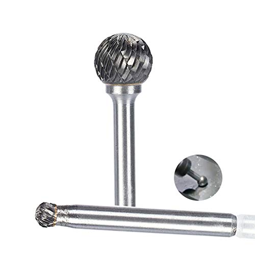 HUHAO Hartmetallfräser, 6 mm Schaft, 6 mm Schaft, eingeschnitten, Wolframcarbid, Rotary Fräser, Werkzeug, Rotary Bohrer, Stanzschleifer, Double slot D6*14*12mm HUHAO Hartmetallfräser, 6 mm Schaft, 6 mm Schaft, eingeschnitten, Wolframcarbid, Rotary Fräser, Werkzeug, Rotary Bohrer, Stanzschleifer, Double slot D6*14*12mm von HUHAO