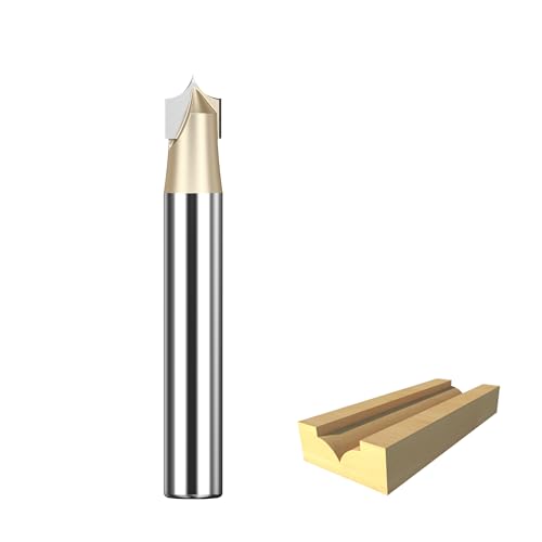 HUHAO Rundfräsen-Bit, 6,35 mm Schaft, 6,3 mm Radius, 0,64 cm Schnittdurchmesser, Hartmetall mit 2 Rillen, runde Überperlen-Aufsätze für CNC-Fräser, Holzbearbeitung, Schnitzwerkzeug HUHAO Rundfräsen-Bit, 6,35 mm Schaft, 6,3 mm Radius, 0,64 cm Schnittdurchmesser, Hartmetall mit 2 Rillen, runde Überperlen-Aufsätze für CNC-Fräser, Holzbearbeitung, Schnitzwerkzeug von HUHAO