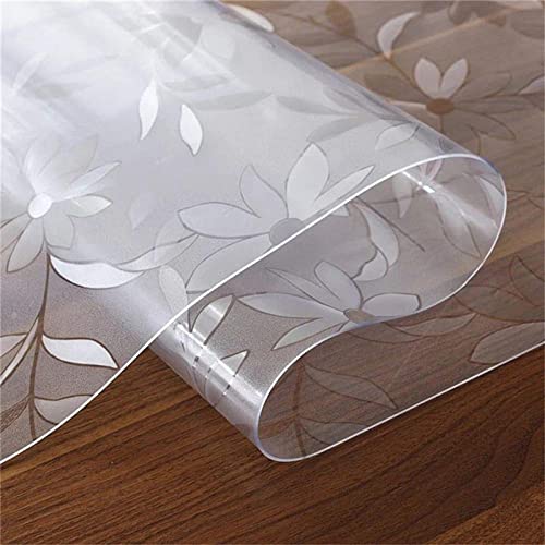 Tischfolie Durchsichtig Abwaschbar 80x80cm, Transparente Tischdecke Outdoor Wasserdicht, Tischmatte Transparent Fettdicht, Kratzfeste, Hitzebeständig, für Garten/Esszimmer Tischfolie Durchsichtig Abwaschbar 80x80cm, Transparente Tischdecke Outdoor Wasserdicht, Tischmatte Transparent Fettdicht, Kratzfeste, Hitzebeständig, für Garten/Esszimmer von HUHJYUGE
