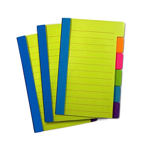 Haftnotizen mit Trennblättern, farbkodierte Register, 3 Packungen Haftnotizen mit Trennblättern, farbkodierte Register, 3 Packungen von HUI JIN