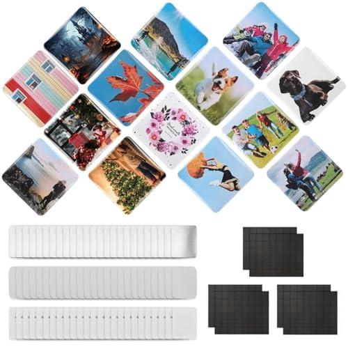 100 Sets quadratische Knopfteile, DIY Kühlschrankknopf-Pin-Maker-Maschine, Magnetzubehör, 50 x 50 mm, quadratischer Kühlschrankmagnet-Maker-Maschinensatz, Kühlschrankmagnet-Knopf-Maker-Zubehör 100 Sets quadratische Knopfteile, DIY Kühlschrankknopf-Pin-Maker-Maschine, Magnetzubehör, 50 x 50 mm, quadratischer Kühlschrankmagnet-Maker-Maschinensatz, Kühlschrankmagnet-Knopf-Maker-Zubehör von HUIBBGO