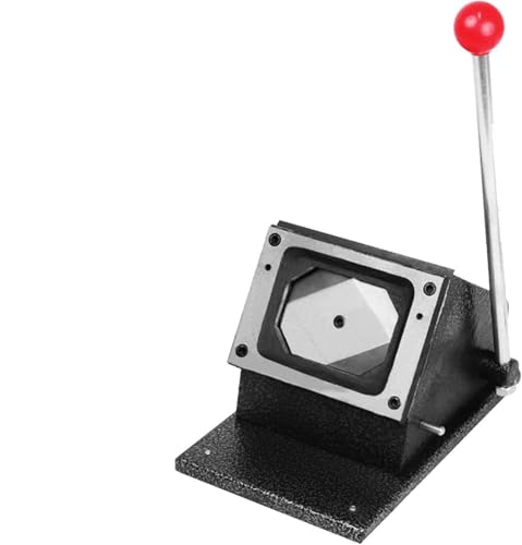 Buttonmaschine, 120 Materialstücke + Papierschneider + Kühlschrankaufkleber-Maschine, Fotomagnet-Maschine, quadratische Buttonmaschine, 6,5 x 9 cm, 2,6 x 3,6 Zoll Buttonmaschine, 120 Materialstücke + Papierschneider + Kühlschrankaufkleber-Maschine, Fotomagnet-Maschine, quadratische Buttonmaschine, 6,5 x 9 cm, 2,6 x 3,6 Zoll von HUIBBGO