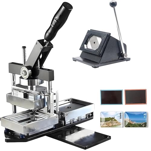 HUIBBGO Kühlschrankmagnet-Maschinenset – DIY-Fotomagnet-Maker mit Pressmaschine, Papierschneider und 150 Materialien, Abzeichen und Teamprojekte HUIBBGO Kühlschrankmagnet-Maschinenset – DIY-Fotomagnet-Maker mit Pressmaschine, Papierschneider und 150 Materialien, Abzeichen und Teamprojekte von HUIBBGO