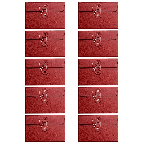 10 dicke Papierumschläge mit Kordelverschluss, perfekt für die sichere Aufbewahrung von Dokumenten, Aktenordner, Vintage-Umschläge 10 dicke Papierumschläge mit Kordelverschluss, perfekt für die sichere Aufbewahrung von Dokumenten, Aktenordner, Vintage-Umschläge von HUIFACAI