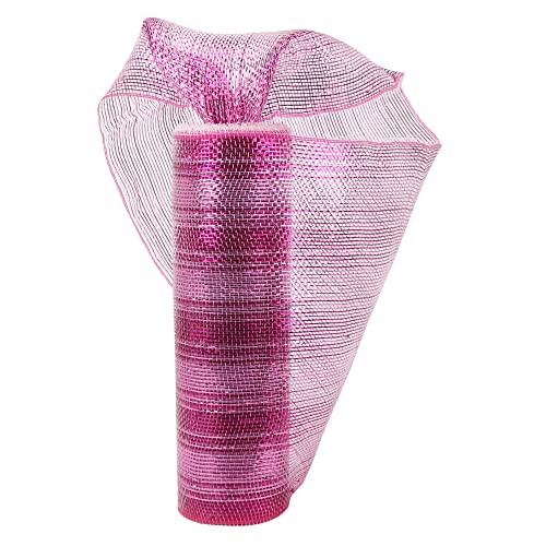 HUIHUANG Deko-Mesh-Band Schleifen mit rosa Streifen HUIHUANG Deko-Mesh-Band Schleifen mit rosa Streifen von HUIHUANG