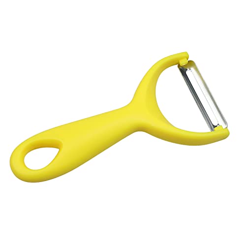 Mehrzweck-Gemüseschäler aus Edelstahl, Kartoffelschäler für Küche, rutschfester Griff, Obstschäler, Y-förmige Schälerseite zum Schälen, Orange Mehrzweck-Gemüseschäler aus Edelstahl, Kartoffelschäler für Küche, rutschfester Griff, Obstschäler, Y-förmige Schälerseite zum Schälen, Orange von HUIJIN