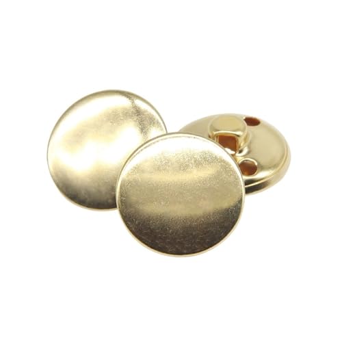 10 Stück/Los, 15/18/20/23/25 mm, Vintage-Kupfer-Metallknöpfe, Kleidungsstück, Übermantel, Nähzubehör, Knöpfe für Kleidung, Handwerk, DIY (Nr. 06, 15 mm) von HUIJIQX