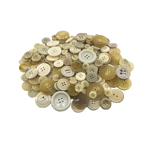 100 Stück 1–3 cm runde Harz-Knöpfe, gemischte Farben, für Kinder, manuelles Malen, 2/4 Löcher, Knöpfe für Heimwerker, Handwerk, Nähzubehör, Beige Serie 100 Stück 1–3 cm runde Harz-Knöpfe, gemischte Farben, für Kinder, manuelles Malen, 2/4 Löcher, Knöpfe für Heimwerker, Handwerk, Nähzubehör, Beige Serie von HUIJIQX