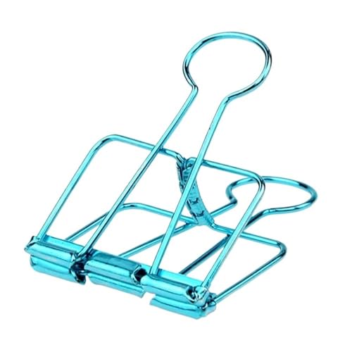 2-10 Stück Silber Büroklammern Büroklammer Fotoklammer Büroschreibtisch Organizer (Blau, 2 Stück) von HUIJIQX