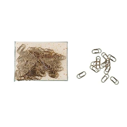 50 Stück/Tasche Bürobedarf, Mini-bronzefarbene Klammern, Lesezeichen, Metall, Bürozubehör, Büroklammern, Patchwork-Clips 50 Stück/Tasche Bürobedarf, Mini-bronzefarbene Klammern, Lesezeichen, Metall, Bürozubehör, Büroklammern, Patchwork-Clips von HUIJIQX