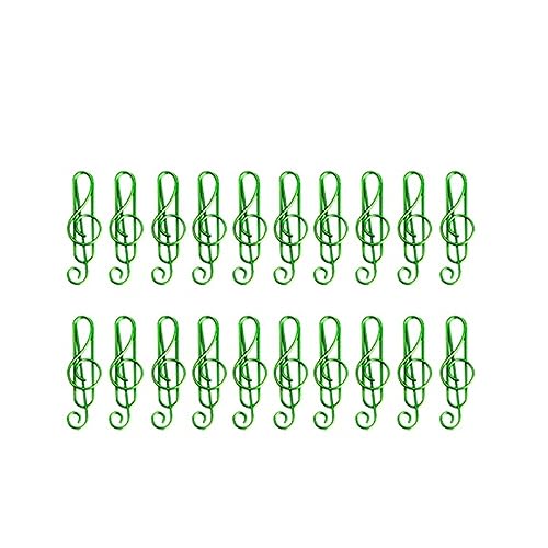 Büroklammern aus Metall, Büroklammern, Büroklammern, Büroklammern, Büroklammern, Schreibwaren, 6 Farben, 20 Stück (04) von HUIJIQX