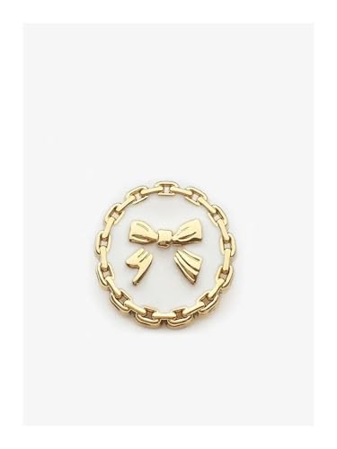 Metallknöpfe für Kleidung, Luxus-Designer, Golddekoration, Nähknöpfe, handgefertigt, DIY, Damen, Mantel, Zubehör, 6 Stück, 15 mm - 25 mm, 6 Stück Metallknöpfe für Kleidung, Luxus-Designer, Golddekoration, Nähknöpfe, handgefertigt, DIY, Damen, Mantel, Zubehör, 6 Stück, 15 mm - 25 mm, 6 Stück von HUIJIQX