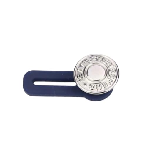 Metallknopfverlängerung für Hosen, Jeans, zum Nähen, verstellbar, einziehbar, Taillenverlängerung, Knopf-Bund-Expander (B-3, 10 Stück) von HUIJIQX