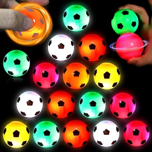HUIKUANGEU Mini Fussball,16 Stück Fußball Spinner Fingerspitzen Spielzeug,Mitgebsel Kindergeburtstag Fussball,Drehbare Stressbälle Spiel,Fußball Fidget Ball Toys,Finger Spinner Leuchtspielzeug HUIKUANGEU Mini Fussball,16 Stück Fußball Spinner Fingerspitzen Spielzeug,Mitgebsel Kindergeburtstag Fussball,Drehbare Stressbälle Spiel,Fußball Fidget Ball Toys,Finger Spinner Leuchtspielzeug von HUIKUANGEU