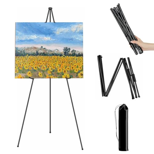 Künstler Staffelei Stand,Staffelei Groß,160cm Hoch,Staffelei Ständer für Hochzeitsschild,mit Tragebeutel,Staffelei Hochzeit,Easy Folding,für Display Malerei Leinwand,Hochzeit Zeichen Künstler Staffelei Stand,Staffelei Groß,160cm Hoch,Staffelei Ständer für Hochzeitsschild,mit Tragebeutel,Staffelei Hochzeit,Easy Folding,für Display Malerei Leinwand,Hochzeit Zeichen von HUIKUANGEU