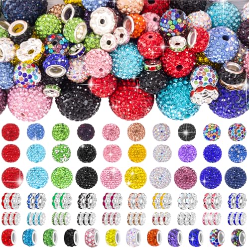 HUISUYTON 182 Stück Perlen für Stifte, Perlenstiftperlen, 12/16/20 mm Strassperlen mit Abstandshalter für Armbänder, Halsketten, Ohrringe, Schmuckstiftherstellung HUISUYTON 182 Stück Perlen für Stifte, Perlenstiftperlen, 12/16/20 mm Strassperlen mit Abstandshalter für Armbänder, Halsketten, Ohrringe, Schmuckstiftherstellung von HUISUYTON
