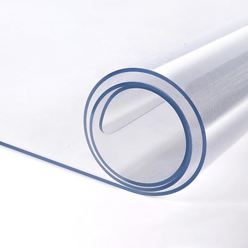 HUJZJY 1mm Tischdecke Transparent Tischfolie, wasserdichte Durchsichtig Abwaschbar Tischdecken, PVC Glasklar Folie Eckig Tischdecke, für Outdoor Garten Home Wohnzimmertisch HUJZJY 1mm Tischdecke Transparent Tischfolie, wasserdichte Durchsichtig Abwaschbar Tischdecken, PVC Glasklar Folie Eckig Tischdecke, für Outdoor Garten Home Wohnzimmertisch von HUJZJY
