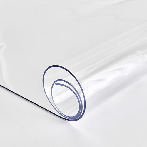 HUJZJY Tischdecke Abwaschbar Transparent, PVC Tischfolie Tischdecke Wasserdicht, Drinnen und Draußen Folie für Tisch, Wasserdicht Abwaschbar Fettdicht, 2mm Stark, Pflegeleich HUJZJY Tischdecke Abwaschbar Transparent, PVC Tischfolie Tischdecke Wasserdicht, Drinnen und Draußen Folie für Tisch, Wasserdicht Abwaschbar Fettdicht, 2mm Stark, Pflegeleich von HUJZJY