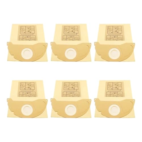HUKILU yaoqijie Staubsaugerfilter Staubbeutel MV2 Papiertüte A2004 Müllbeutel Wd2 Zweihundertfünfzig A2000 2003 2004 Lasting(6pcs) von HUKILU