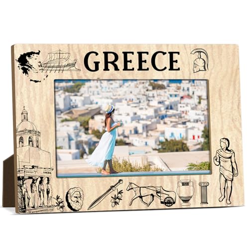 FS648 Bilderrahmen aus Holz, für Geburtstag, Flitterwochen, Urlaub, Geschenk für Jahrestag, Frauen, Freunde, Paare, Wohnzimmer, Büro, Tischdekoration, 10,2 x 15,2 cm, Bilderrahmen mit Ständer FS648 Bilderrahmen aus Holz, für Geburtstag, Flitterwochen, Urlaub, Geschenk für Jahrestag, Frauen, Freunde, Paare, Wohnzimmer, Büro, Tischdekoration, 10,2 x 15,2 cm, Bilderrahmen mit Ständer von HUQIL