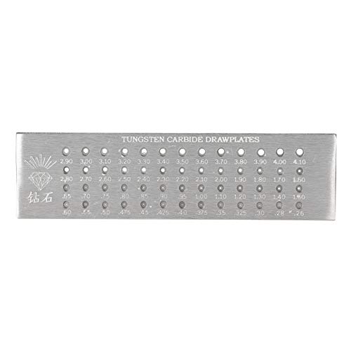 HURRISE Draht Drawplate, Drahtziehplatte Wolframcarbid Drahtziehplatte Wolframcarbid-Ziehplatte Rundloch Drahtziehplatte for Absauganlagen & Luftreiniger Drawplate Dekorationen Zubehör von HURRISE