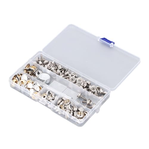 150pcs Marine Grade Edelstahl Snaps Kit für Bootsabdeckungen, Zelte, Markisen mit Werkzeug, Rostfreiem und Bequemer Installation für den Gebrauch in Innen- und Außenbereich von HUSHUI