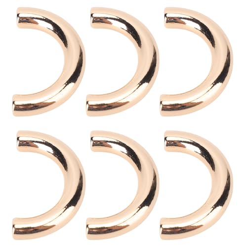 20 Set Handtaschenhängebrassende Verschlussbogenbrücke U Formbeutelverbinder Schließe, 19,5 X 14 Mm mit 5,5 Mm Schraube, Trendigen Umhängetaschen und Klauen, Zinklegierung und von HUSHUI