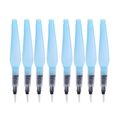 HUSHUI 8 PCs Aquarell -Pinselstift Nachfüllbar Wiederverwendbar mit 8 Pinsel -Tipps, Steuertinte, Nylonborsten, Leicht zu Reinigen, Tragbar für Malerei, Kalligraphie, Künstler HUSHUI 8 PCs Aquarell -Pinselstift Nachfüllbar Wiederverwendbar mit 8 Pinsel -Tipps, Steuertinte, Nylonborsten, Leicht zu Reinigen, Tragbar für Malerei, Kalligraphie, Künstler von HUSHUI