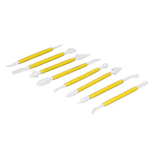 HUSHUI 8pcs DIY Fondant Tool Kuchen -Gebäck -Schnitzschneider -Schokoladenschokoladenschimmelpilze für die Bäckerei (A) von HUSHUI