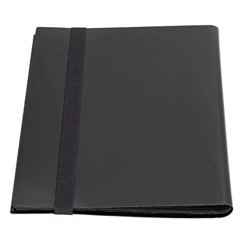 Handelskarte, 9 -Taschen -Colored -Cover -Album für Game Card -Speicher, Kapazität von 360 Karten, Hohe Transparenz, Flachheit, Schön und Praktisch, von PVC und (Schwarze 20 Handelskarte, 9 -Taschen -Colored -Cover -Album für Game Card -Speicher, Kapazität von 360 Karten, Hohe Transparenz, Flachheit, Schön und Praktisch, von PVC und (Schwarze 20 von HUSHUI