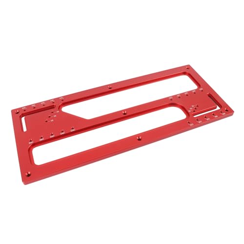 Schneideschablone für Eingebettete Griffe in Schranktüren mit Halbrundem Fräser, Vielseitiges Design und Stabile Klemme für Aluminiumlegierungen, Führungssatz Zum Schlitzen von Schneideschablone für Eingebettete Griffe in Schranktüren mit Halbrundem Fräser, Vielseitiges Design und Stabile Klemme für Aluminiumlegierungen, Führungssatz Zum Schlitzen von von HUSHUI