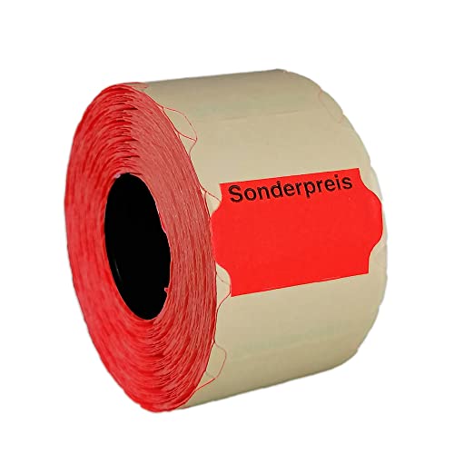 10 Rollen Sonderpreis-Etiketten 32x19 leucht-rot permanent Aufdruck: Sonderpreis oben | 10.000 Etiketten | Preisauszeichner Etiketten | HUTNER 10 Rollen Sonderpreis-Etiketten 32x19 leucht-rot permanent Aufdruck: Sonderpreis oben | 10.000 Etiketten | Preisauszeichner Etiketten | HUTNER von HUTNER