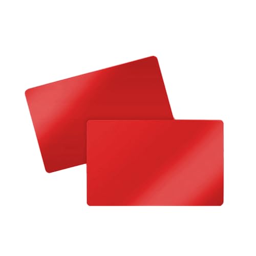 100 St. Preiskarten zum Beschriften rot - Plastikkarten 86x54x0,76 mm aus PVC, 54 mm hoch und 0,76 mm stark, blanko | HUTNER 100 St. Preiskarten zum Beschriften rot - Plastikkarten 86x54x0,76 mm aus PVC, 54 mm hoch und 0,76 mm stark, blanko | HUTNER von HUTNER