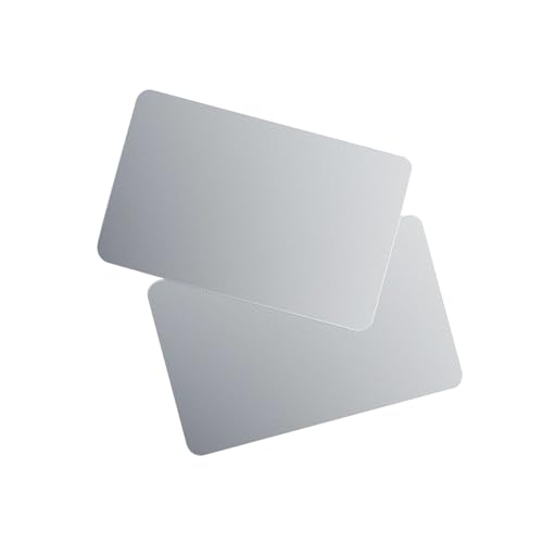 100 St. Preiskarten zum Beschriften silber - Plastikkarten 86x54x0,76 mm aus PVC, 54 mm hoch und 0,76 mm stark, blanko | HUTNER 100 St. Preiskarten zum Beschriften silber - Plastikkarten 86x54x0,76 mm aus PVC, 54 mm hoch und 0,76 mm stark, blanko | HUTNER von HUTNER