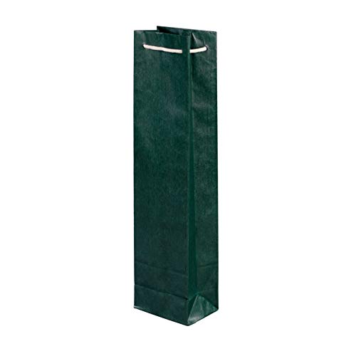 100 x Flaschentaschen grün 9,5+6,5x38 cm | Flaschentüten | Geschenktüte Flasche Wein | Weintaschen | HUTNER 100 x Flaschentaschen grün 9,5+6,5x38 cm | Flaschentüten | Geschenktüte Flasche Wein | Weintaschen | HUTNER von HUTNER