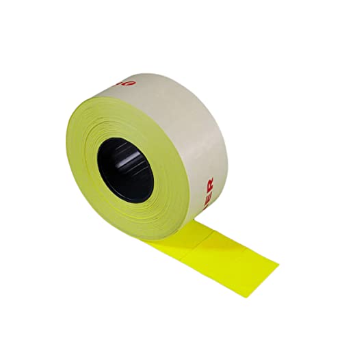 30 Rollen Preisetiketten 26x16RE leucht-gelb permanent | 33.000 Etiketten | Preisauszeichner Etiketten | Auszeichner Etiketten | HUTNER 30 Rollen Preisetiketten 26x16RE leucht-gelb permanent | 33.000 Etiketten | Preisauszeichner Etiketten | Auszeichner Etiketten | HUTNER von HUTNER