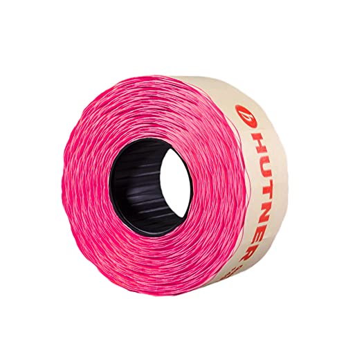 30 Rollen Preisetiketten 26x12 leucht-pink permanent | 45.000 Etiketten | Preisauszeichner Etiketten | Auszeichner Etiketten | HUTNER von HUTNER