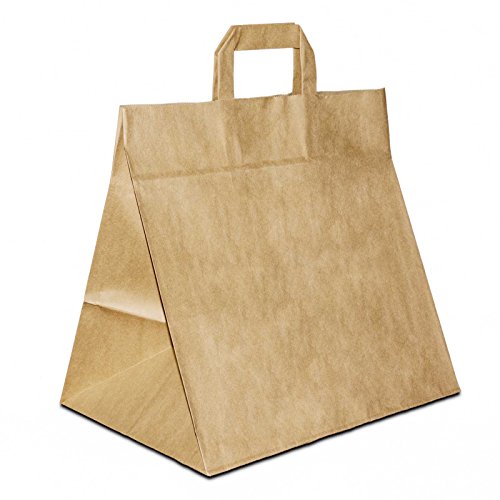 50 x Bäckertüten braun 26+17x25 cm | Papiertüten extra breiter Boden | Konditortaschen Papier | Take Away Tüten | HUTNER 50 x Bäckertüten braun 26+17x25 cm | Papiertüten extra breiter Boden | Konditortaschen Papier | Take Away Tüten | HUTNER von HUTNER
