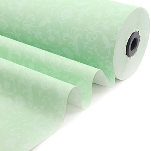 Blumenpapier Ornament grün 50 cm - 300 m | Seidenpapier auf Rolle Blumenpapier Ornament grün 50 cm - 300 m | Seidenpapier auf Rolle von HUTNER