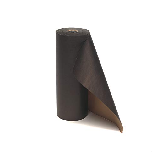 Große Rolle Geschenkpapier schwarz 50 cm x 400 m | 50 g/m² Secare Rolle | Secare Rolle | HUTNER von HUTNER