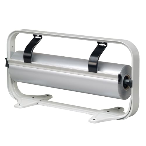 Papierabroller Halterung für große Rollen Geschenkpapier - Montage auf dem Tisch (Tischabroller) - von HUTNER (30cm) von HUTNER