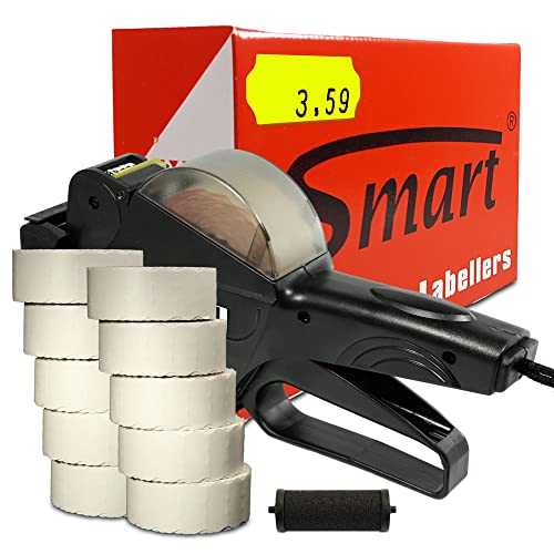 Preisauszeichner SET Smart 6 inkl. 15.000 Preisetiketten 26x12 - leucht-gelb permanent + 1 Farbrolle | Preisauszeichnungsgerät | HUTNER Preisauszeichner SET Smart 6 inkl. 15.000 Preisetiketten 26x12 - leucht-gelb permanent + 1 Farbrolle | Preisauszeichnungsgerät | HUTNER von HUTNER