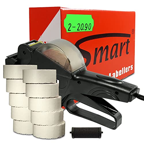 Preisauszeichner Set Smart 6 inkl. 10 Rollen 26x12 Preisetiketten - leucht-grün permanent + 1 Farbrolle | Preisauszeichnungsgerät | HUTNER Preisauszeichner Set Smart 6 inkl. 10 Rollen 26x12 Preisetiketten - leucht-grün permanent + 1 Farbrolle | Preisauszeichnungsgerät | HUTNER von HUTNER